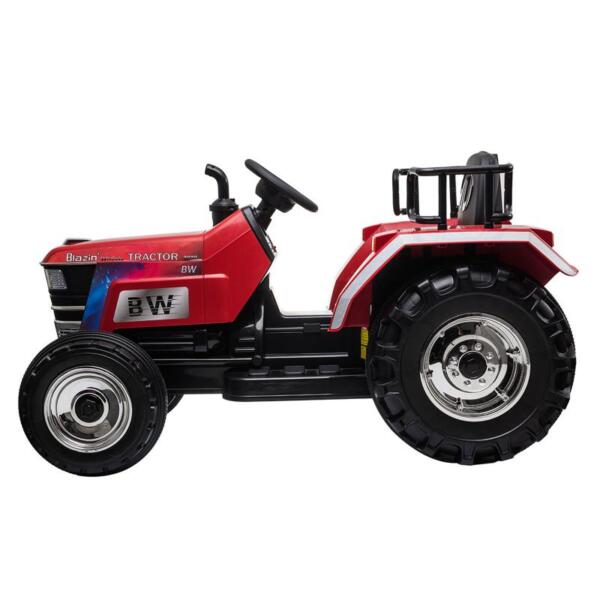 Tobbi 12V Kids Ride On Tractor with Remote Control for 3-6 Years, Red kids ride on tractor with remote control red 6