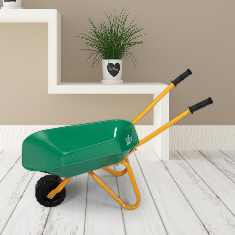 Tobbi Kids WheelBarrows with Garden Carts, Green kids wheel barrows and garden carts green 17