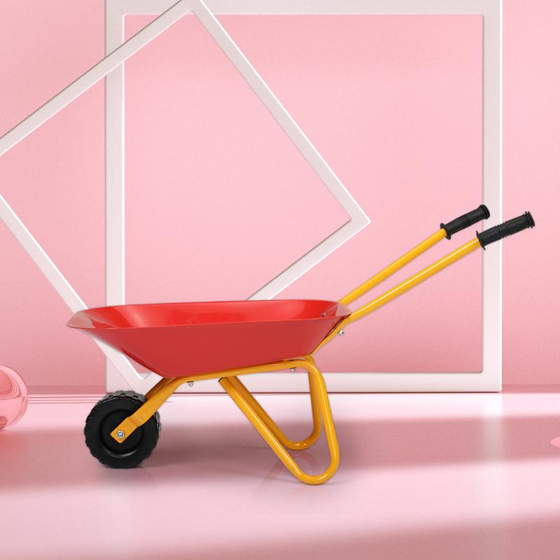 Tobbi Kids WheelBarrows with Garden Carts, Red kids wheel barrows and garden carts red 11 1
