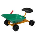 Tobbi Outdoor Kids Play Wheelbarrow, Green kids wheelbarrow outdoor kids wheel green 9