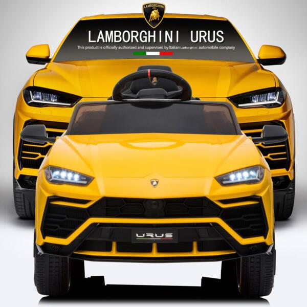 Tobbi 12V Lamborghini Ride On Car With Remote Control, Yellow lamborghini 12v urus kids ride on car yellow 3 1