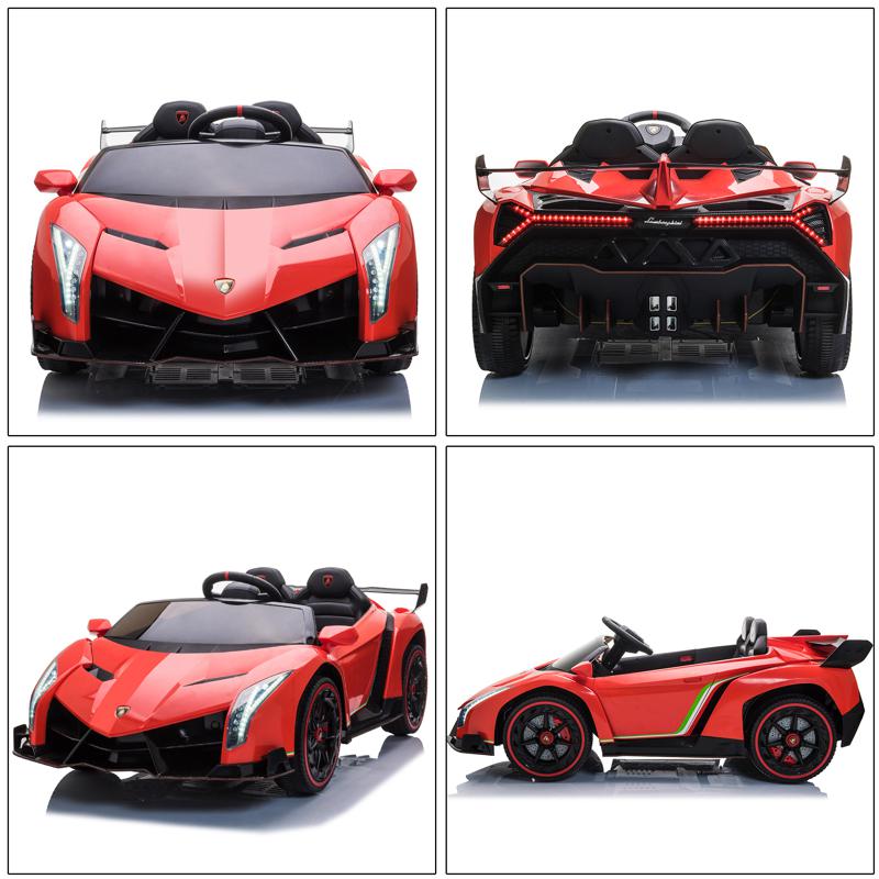7 Colors Kids Lamborghini Ride On Car with Parental Remote Control lamborghini veneno 12v kids ride on car red 27