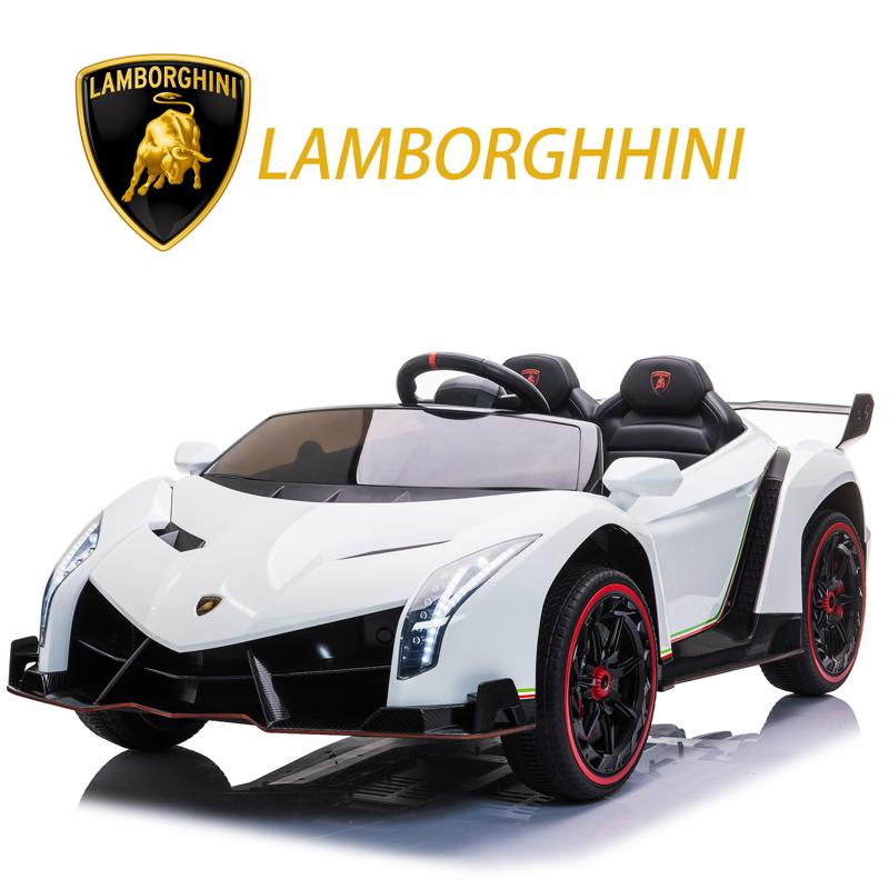 Tobbi Licensed Lamborghini Sian 12V Children’s Electric Ride On Car Toy lamborghini veneno 12v kids ride on car white 9