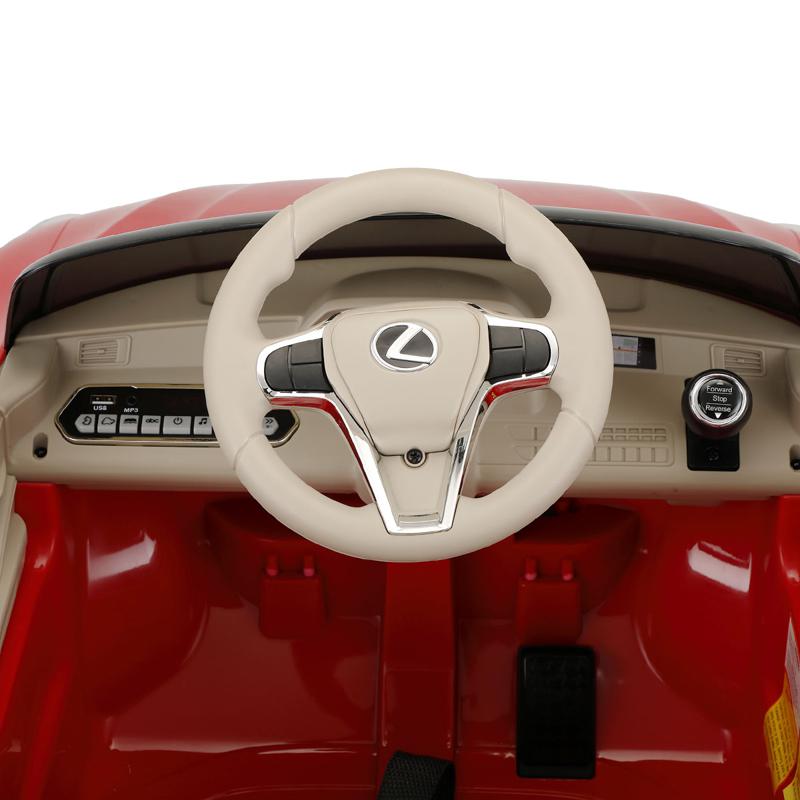 Tobbi Lexus Licensed LC500 Kids Electric Car With Remote, Red lexus licensed lc500 electric vehicle red 28 1