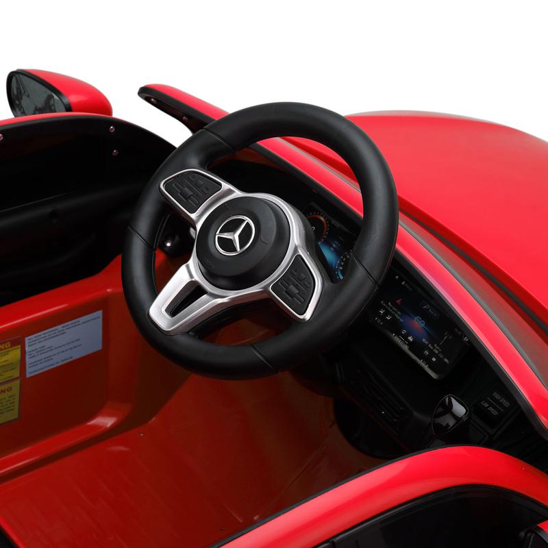 Tobbi Mercedes-Benz EQC Officially Licensed Ride-On Kid's Toy Car, Red mercedes benz eqc licensed ride on kids electric car red 20