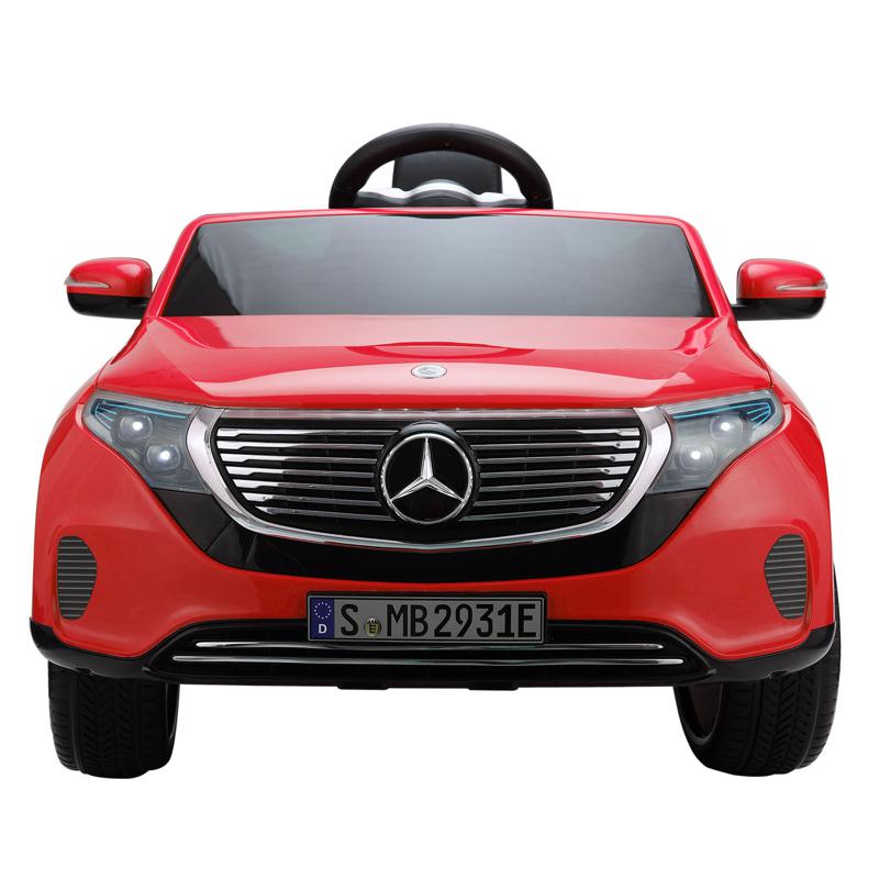 Tobbi Mercedes-Benz EQC Officially Licensed Ride-On Kid's Toy Car, Red mercedes benz eqc licensed ride on kids electric car red 3