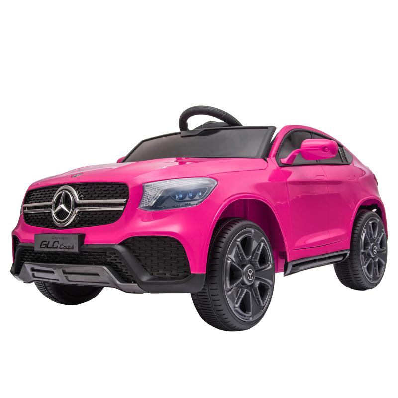 Tobbi Mercedes Benz GLC Licensed Kid's Electric Toy Car Vehicle, Pink mercedes benz glc licensed 12v kids eleectric car pink 2