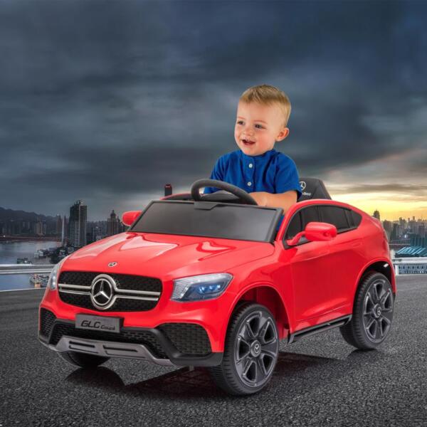 Tobbi Mercedes Benz GLC Licensed Kid's Electric Toy Car Vehicle, Red mercedes benz glc licensed 12v kids eleectric car red 18