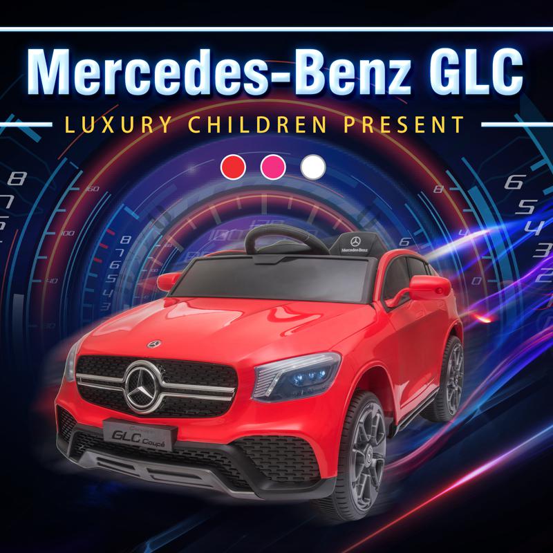 Tobbi Mercedes Benz GLC Licensed Kid's Electric Toy Car Vehicle, Red mercedes benz glc licensed 12v kids eleectric car red 20 2