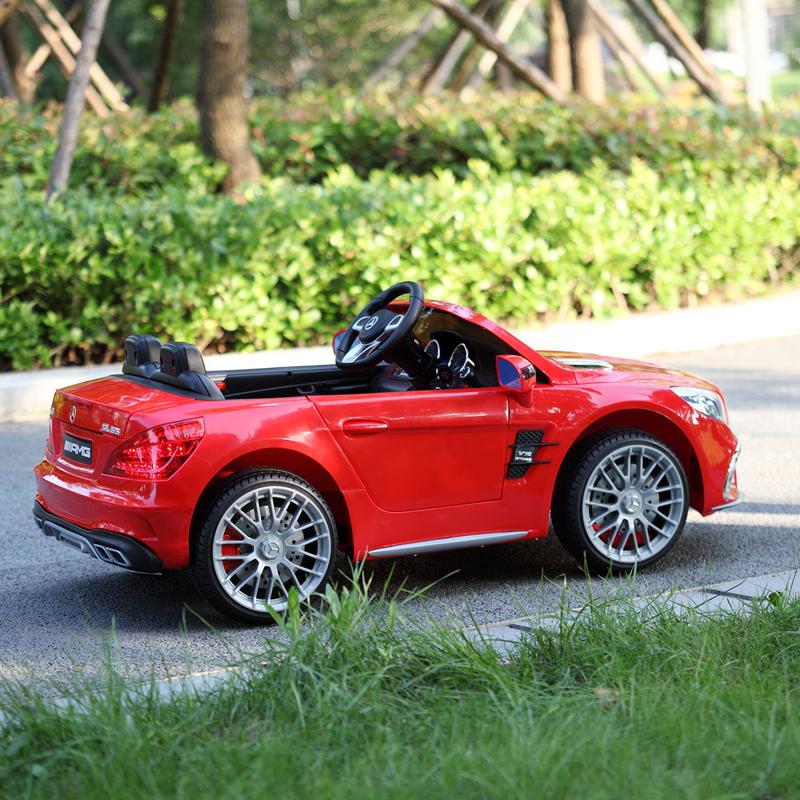 Tobbi 12V Kids 2 Seater Mercedes Benz Power Wheels With Remote, Red mercedes benz licensed 12v kids ride on car red 17