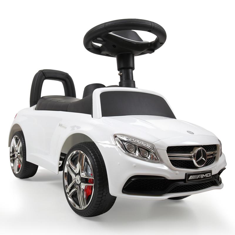 Tobbi Mercedes Benz Ride On Push Car for Kids, White mercedes benz push ride on car for toddlers white 12