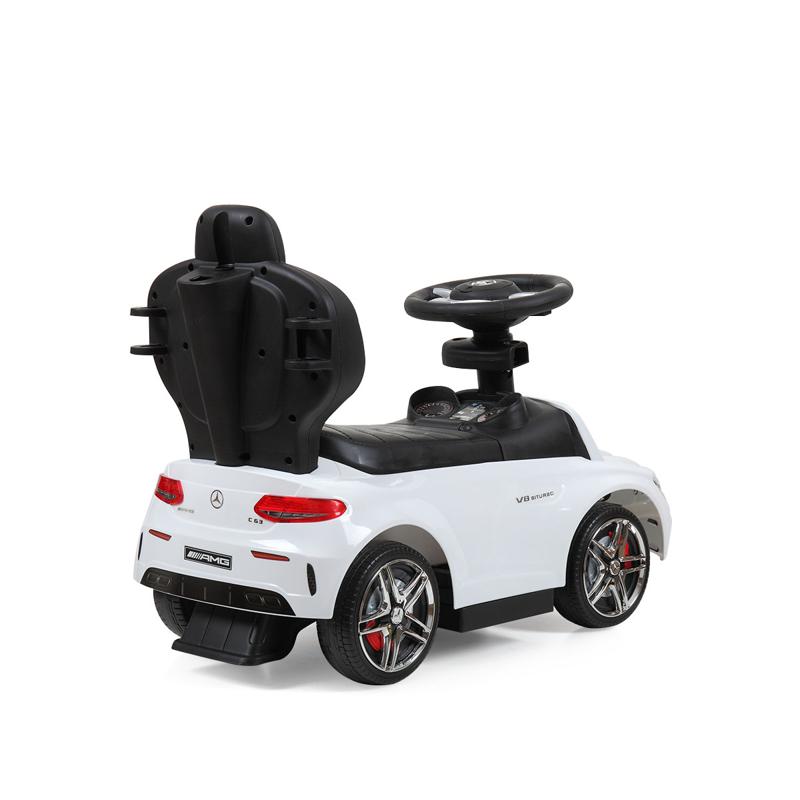 Tobbi Mercedes Benz Ride On Push Car for Toddlers, White mercedes benz ride on push car for toddlers aged 1 3 years white 17 1