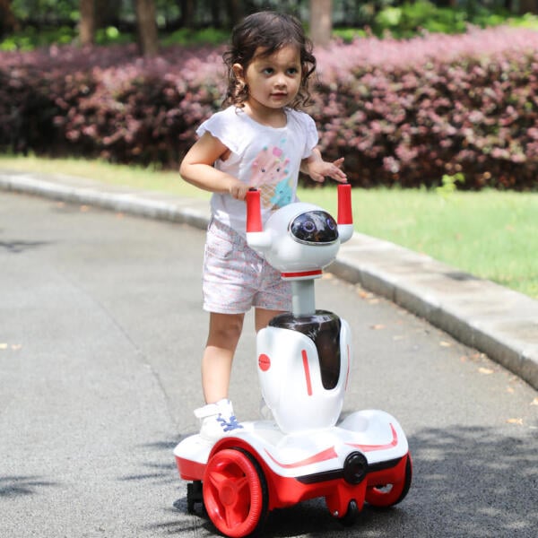 Tobbi Three-in-one Robot Kids Electric Buggy With Baby Carriages, Red + White prod 7671910816 1 1 Push Cars