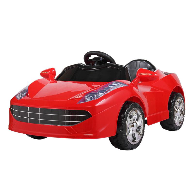 Tobbi Kids Power Wheel Ride On Racing Car W/ Remote Control remote control kids ride on racing car red 3