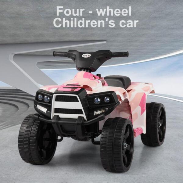 Tobbi 12V Electric Ride On Kids ATV, Pink ride on car atv 4 wheels battery powered 5 1