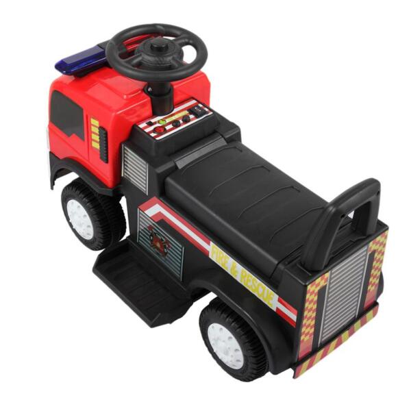 Tobbi 6V Power Wheel Fire Truck Toy for Kids ride on fire truck car 6v vehicle for kids red 1 ride on fire truck