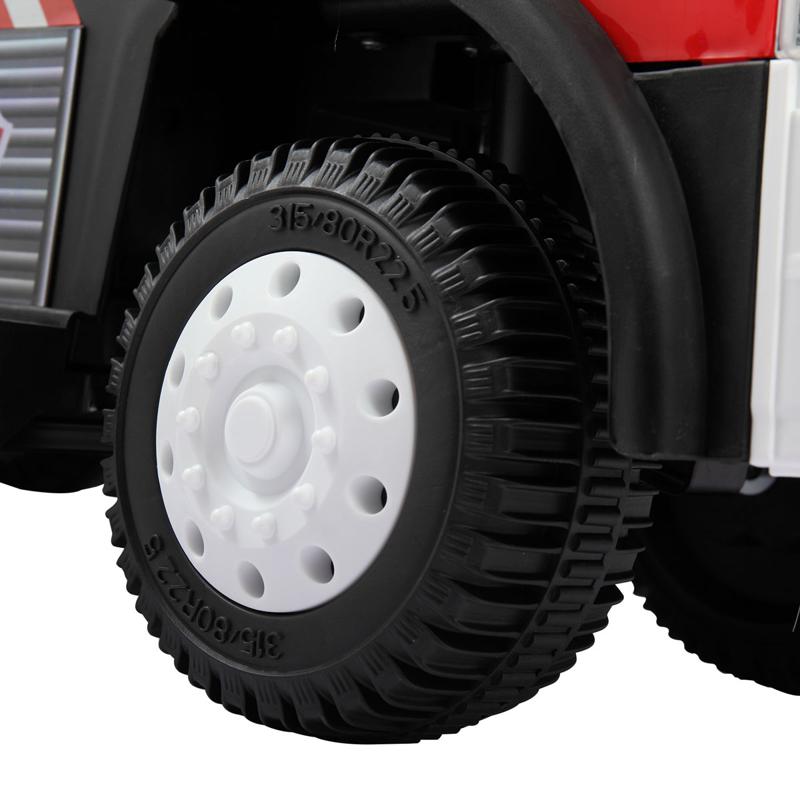 Tobbi 6V Power Wheel Fire Truck Toy for Kids ride on fire truck car 6v vehicle for kids red 10 ride on fire truck