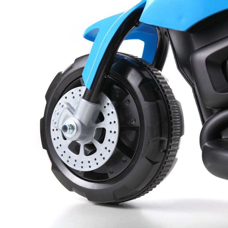 Tobbi 6V Kids Power Wheels Motorcycle 3 Wheeler Motorcycle for Toddlers, Blue ride on motorcycle 6v battery power bicycle for kids blue 13