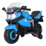 Tobbi Electric Ride On Motorcycle Toy for Kids, Blue ride on toy racing motorcycle for kids blue 14