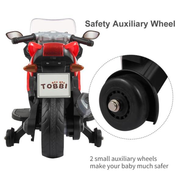 Tobbi Push Riding Toys for Toddlers, Red ride on toy racing motorcycle for kids red 31 1