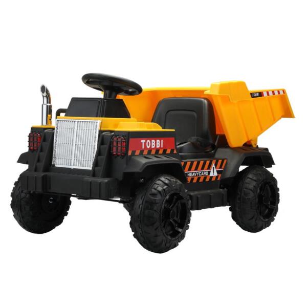 Tobbi Kid's Ride On Dumper Truck Toy W/ Bucket romote contral kids ride on car licensed yellow 4 ride on fire truck