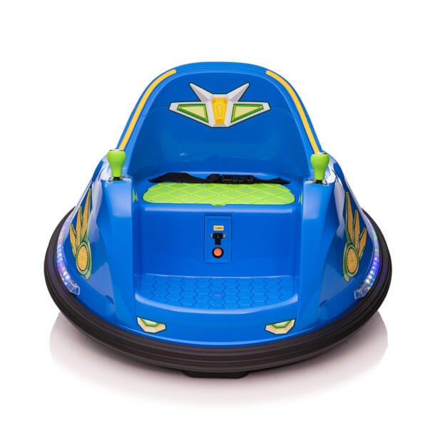 this blue kids bumper car is great for your babies