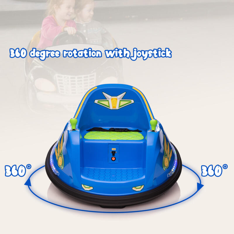 Tobbi 6V Electric Bumper Car for Kids w/ 360 Degree Spin th17l0866 zt3