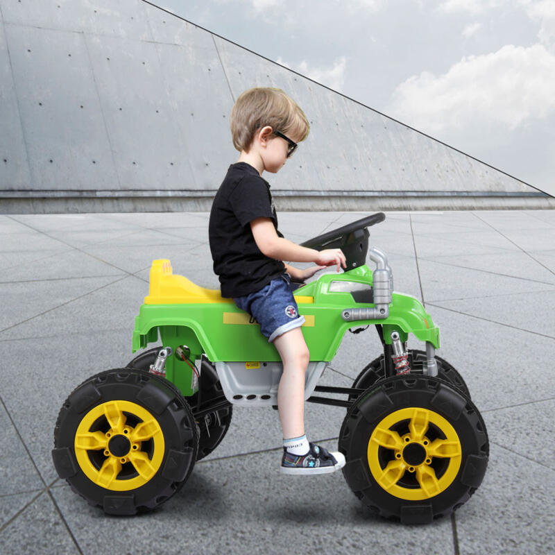 Tobbi 12V Ride On Electric Quad For Kids, Green th17u0441 25