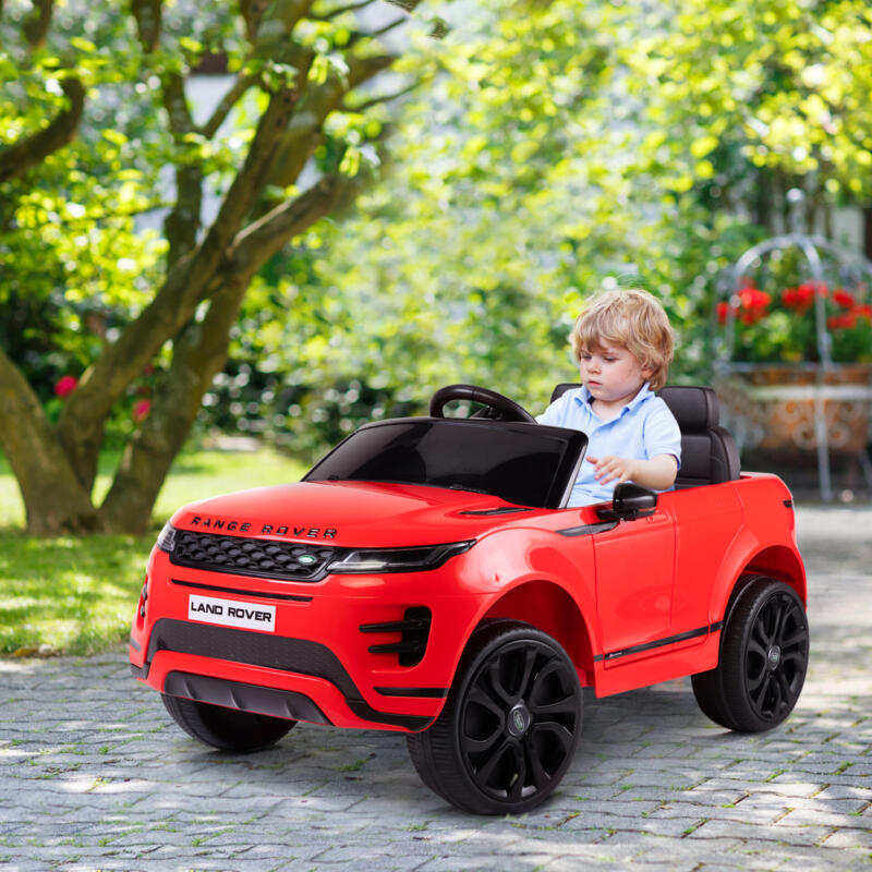 Tobbi 12V Land Rover Kids Power Wheels Ride On Toys With Remote, Red th17u0621