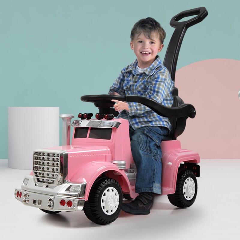 Tobbi Toddler Push Car Kids Electric Ride-on Car, Pink th17w0370 21