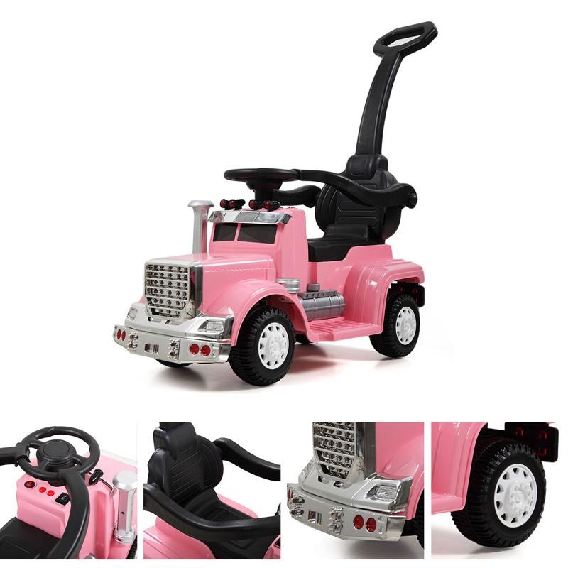 Tobbi Toddler Push Car Kids Electric Ride-on Car, Pink toddler push car kids electric ride on car pink 12