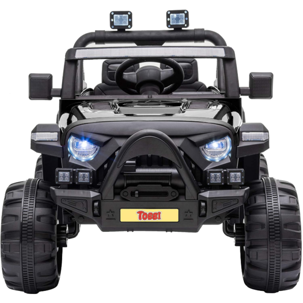 Tobbi 12V Electric Kids Ride On Truck with Remote Control, Black 下载 13 1