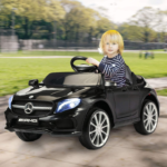 Tobbi 12V Mercedes Benz Electric Kids Ride on Cars Remote Control, Black 13 2