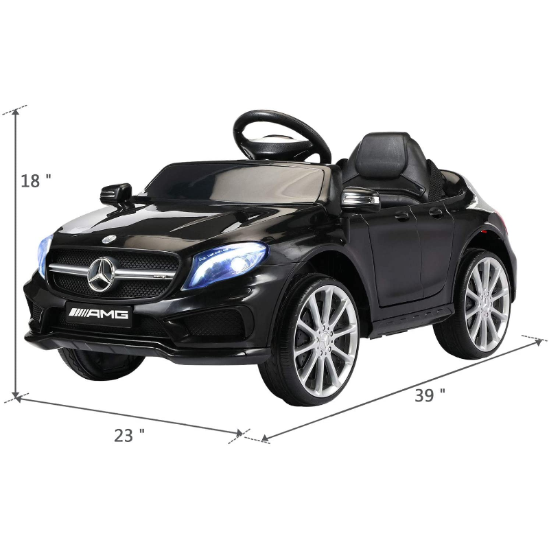 Tobbi 12V Mercedes Benz Electric Kids Ride on Cars Remote Control, Black 18 2