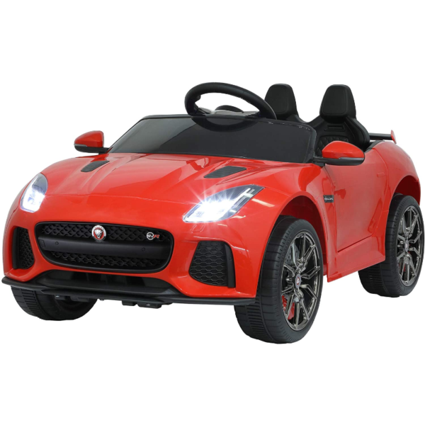 Tobbi Kids Electric Car Battery Powered Jaguar F-Type SVR Ride On Toy with Remote Control, Red 下载 25