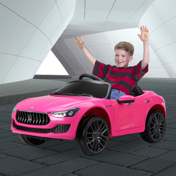 Tobbi 12V Maserati Licensed Kids Ride On Car with Remote Control, Pink 下载 29 2