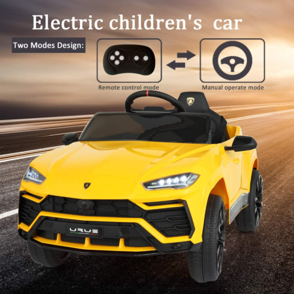 Tobbi 12V Lamborghini Licensed Electric Kids Ride on Car with Remote Control, Yellow 下载 4 2