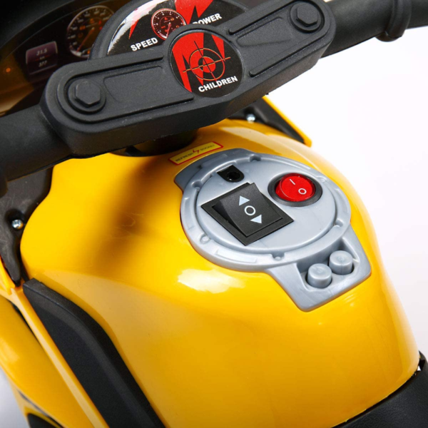 Tobbi Electric Kids Ride On Police Motorcycle for 2-4 Years, Yellow 下载 48