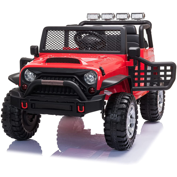 Tobbi 12V Extra Large Electric Ride On Truck for Kids with Remote Control, Red 下载 81 ride on fire truck