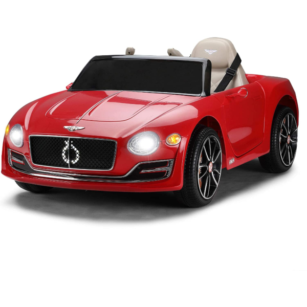 Tobbi 12V Bentley Licensed Electric Kids Ride On Racer Cars Toy with Remote Control, Red 95